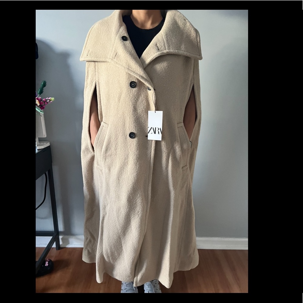 Zara long cape